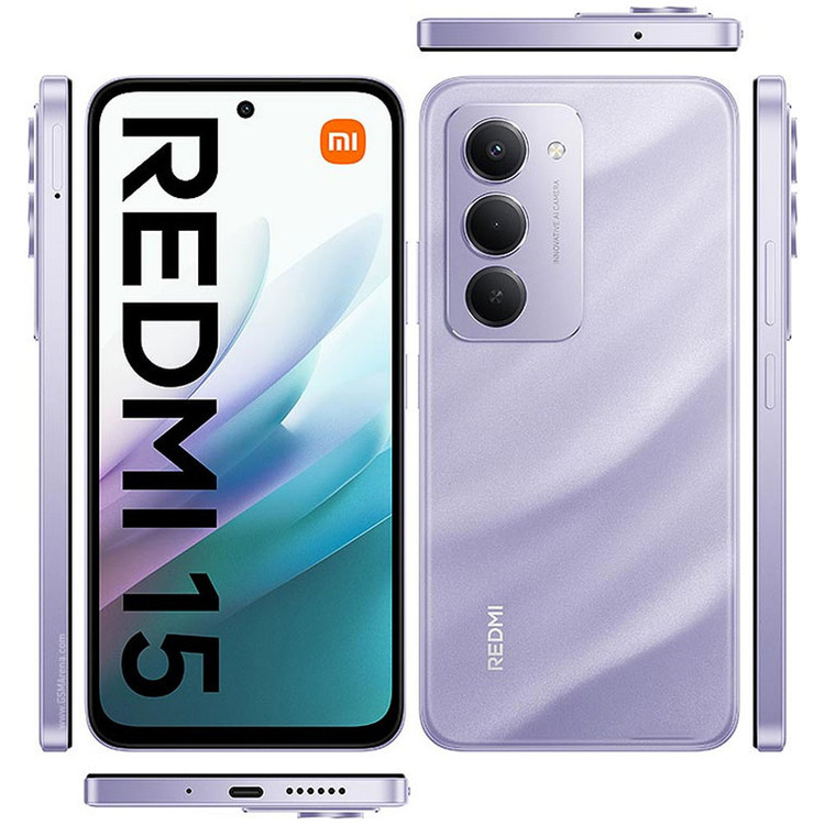 گوشی موبایل شیائومی مدل Redmi 15 4G ظرفیت 256 گیگابایت و رم 8 گیگابایت