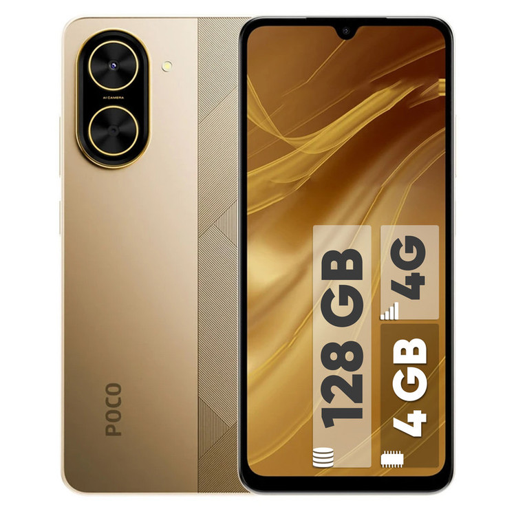 گوشی موبایل شیائومی مدل Poco C71 ظرفیت 128 گیگابایت و رم 4 گیگابایت