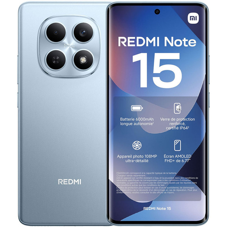 گوشی موبایل شیائومی مدل Redmi Note 15 4G ظرفیت 256 گیگابایت و رم 8 گیگابایت