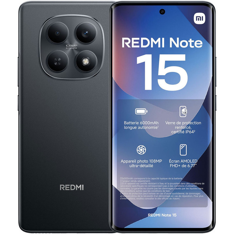 گوشی موبایل شیائومی مدل Redmi Note 15 4G ظرفیت 256 گیگابایت و رم 8 گیگابایت